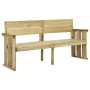 Banco de jardín de madera de pino impregnada 172 cm de vidaXL, Bancos de jardín - Ref: Foro24-318408, Precio: 99,11 €, Descue...