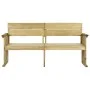 Banco de jardín de madera de pino impregnada 172 cm de vidaXL, Bancos de jardín - Ref: Foro24-318408, Precio: 88,35 €, Descue...