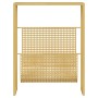 Revistero de acero dorado 35x15x45 cm en Revisteros | Comprar online en Foru.es