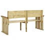 Banco de jardín de madera de pino impregnada 172 cm de vidaXL, Bancos de jardín - Ref: Foro24-318408, Precio: 99,11 €, Descue...