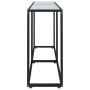 Mesa consola vidrio templado mármol blanco 160x35x75,5 cm en Mesas auxiliares | Comprar online en Foru.es