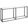 Mesa consola vidrio templado transparente 180x35x75,5 cm en Mesas auxiliares | Comprar online en Foru.es