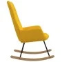 Mustard yellow fabric rocking chair by vidaXL, Rocking chairs - Ref: Foro24-341260, Price: 124,10 €, Discount: %