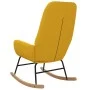 Schaukelstuhl aus senfgelbem Stoff von vidaXL, Schaukelstühle - Ref: Foro24-341260, Preis: 124,10 €, Rabatt: %