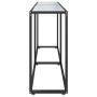 Mesa consola vidrio templado mármol blanco 180x35x75,5 cm en Mesas auxiliares | Comprar online en Foru.es