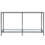 Mesa consola transparente vidrio templado 140x35x75,5 cm en Mesas auxiliares | Comprar online en Foru.es