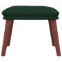 Reposapiés de tela verde oscuro 45x29,5x35 cm de vidaXL, Otomanas - Ref: Foro24-341462, Precio: 36,69 €, Descuento: %