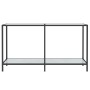 Mesa de consola vidrio templado blanco 140x35x75,5 cm en Mesas auxiliares | Comprar online en Foru.es