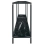Mesa de consola vidrio templado negro 140x35x75,5 cm en Mesas auxiliares | Comprar online en Foru.es