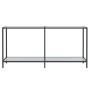 Mesa consola vidrio templado blanco 160x35x75,5 cm en Mesas auxiliares | Comprar online en Foru.es