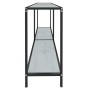 Mesa consola vidrio templado blanco 160x35x75,5 cm en Mesas auxiliares | Comprar online en Foru.es