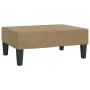 Reposapiés de cuero sintético capuchino 78x56x32 cm de vidaXL, Otomanas - Ref: Foro24-337714, Precio: 48,51 €, Descuento: %