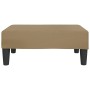 Reposapiés de cuero sintético capuchino 78x56x32 cm de vidaXL, Otomanas - Ref: Foro24-337714, Precio: 49,09 €, Descuento: %