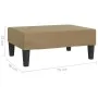 Reposapiés de cuero sintético capuchino 78x56x32 cm de vidaXL, Otomanas - Ref: Foro24-337714, Precio: 48,51 €, Descuento: %