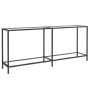 Mesa consola vidrio templado transparente 180x35x75,5 cm en Mesas auxiliares | Comprar online en Foru.es