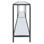 Mesa consola vidrio templado blanco 200x35x75,5 cm en Mesas auxiliares | Comprar online en Foru.es