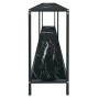 Mesa consola vidrio templado negro 200x35x75,5 cm en Mesas auxiliares | Comprar online en Foru.es