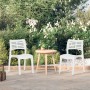 Sillas de jardín 2 unidades polipropileno blanco de vidaXL, Sillas de jardín - Ref: Foro24-317729, Precio: 84,43 €, Descuento: %