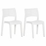 Sillas de jardín 2 unidades polipropileno blanco de vidaXL, Sillas de jardín - Ref: Foro24-317729, Precio: 84,43 €, Descuento: %