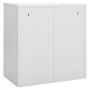 Armarios taquilla 2 uds de acero gris claro 90x45x92,5 cm de vidaXL, Taquillas y armarios de almacenamiento - Ref: Foro24-309...