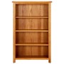 Estantería de 4 niveles de madera maciza de roble 70x22x110 cm en Librerías y estanterías | Comprar online en Foru.es