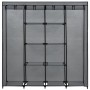 Armario con 4 compartimentos gris 175x45x170 cm en Armarios roperos | Comprar online en Foru.es