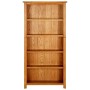 Estantería de 5 niveles de madera maciza de roble 70x22x140 cm en Librerías y estanterías | Comprar online en Foru.es