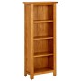 Estantería de 4 niveles madera maciza de roble 45x22x110 cm en Librerías y estanterías | Comprar online en Foru.es