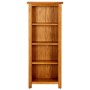 Estantería de 4 niveles madera maciza de roble 45x22x110 cm en Librerías y estanterías | Comprar online en Foru.es