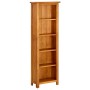 Estantería de 5 niveles de madera maciza de roble 45x22x140 cm en Librerías y estanterías | Comprar online en Foru.es
