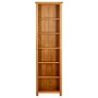 Estantería de 6 niveles madera maciza de roble 52x22x180 cm en Librerías y estanterías | Comprar online en Foru.es
