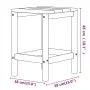 Silla de jardín Adirondack con reposapiés y mesa HDPE blanco de vidaXL, Sillas de jardín - Ref: Foro24-3095708, Precio: 222,2...