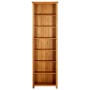 Estantería de 7 niveles madera maciza de roble 60x22x200 cm en Librerías y estanterías | Comprar online en Foru.es
