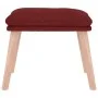 Reposapiés de tela color vino 45x29,5x35 cm de vidaXL, Otomanas - Ref: Foro24-341432, Precio: 36,01 €, Descuento: %
