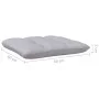 3-seater garden sofa with solid pine wood frame and gray cushions by vidaXL, Outdoor sofas - Ref: Foro24-3096075, Price: 242,...