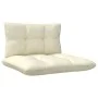 3-seater garden sofa with solid cream pine wood cushions by vidaXL, Outdoor sofas - Ref: Foro24-3096076, Price: 233,19 €, Dis...