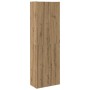 Aparador alto madera de ingeniería roble artisan 60x32x190 cm en Armarios archivadores | Comprar online en Foru.es