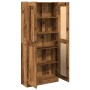 Aparador madera ingeniería madera envejecida 82,5x30,5x185 cm en Librerías y estanterías | Comprar online en Foru.es