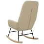 Silla mecedora de tela color crema de vidaXL, Mecedoras - Ref: Foro24-341255, Precio: 123,82 €, Descuento: %