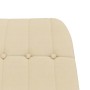 Silla mecedora de tela color crema de vidaXL, Mecedoras - Ref: Foro24-341255, Precio: 125,30 €, Descuento: %