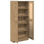 Aparador alto madera ingeniería roble artisan 82,5x30,5x185 cm en Librerías y estanterías | Comprar online en Foru.es