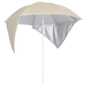 Sonnenschirm mit sandfarbenen Seitenwänden 215 cm von vidaXL, Sonnenschirme - Ref: Foro24-318836, Preis: 30,95 €, Rabatt: %