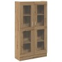 Aparador alto Roble Artisan 82,5x30,5x150 cm Madera de ingeniería en Librerías y estanterías | Comprar online en Foru.es