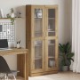 Aparador alto madera ingeniería roble artisan 82,5x30,5x185 cm en Librerías y estanterías | Comprar online en Foru.es