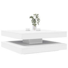 Mesa de centro giratoria 360 grados blanco 90x90x34,5 cm en Mesas de centro | Comprar online en Foru.es