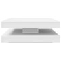 Mesa de centro giratoria 360 grados blanco 90x90x34,5 cm en Mesas de centro | Comprar online en Foru.es