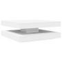Mesa de centro giratoria 360 grados blanco 90x90x34,5 cm en Mesas de centro | Comprar online en Foru.es
