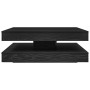 Mesa de centro giratoria 360 grados roble negro 90x90x34,5 cm en Mesas de centro | Comprar online en Foru.es