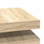 Mesa de centro giratoria 360 grados roble sonoma 90x90x34,5 cm en Mesas de centro | Comprar online en Foru.es