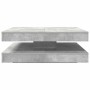 Mesa de centro giratoria 360 grados gris hormigón 90x90x34,5 cm en Mesas de centro | Comprar online en Foru.es